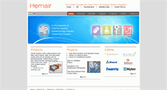Desktop Screenshot of hemairsystems.com